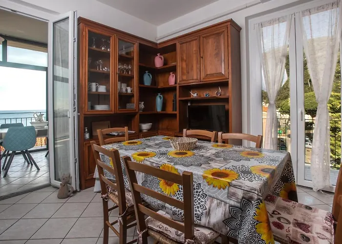 162 - La Veranda Sull'acqua, Fronte E Vista Mare Riva Trigoso, Posto Auto Privato 度假居 东塞斯特里