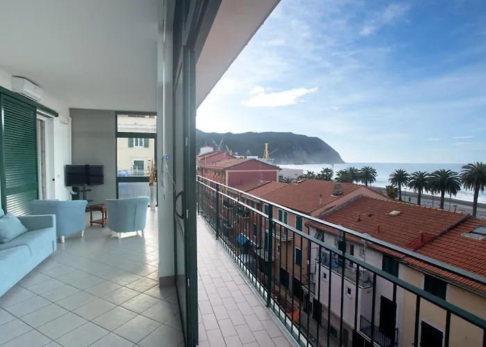 162 - La Veranda Sull'acqua, Fronte E Vista Mare Riva Trigoso, Posto Auto Privato 펜션 세스트리레반떼