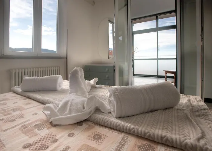펜션 162 - La Veranda Sull'acqua, Fronte E Vista Mare Riva Trigoso, Posto Auto Privato 세스트리레반떼