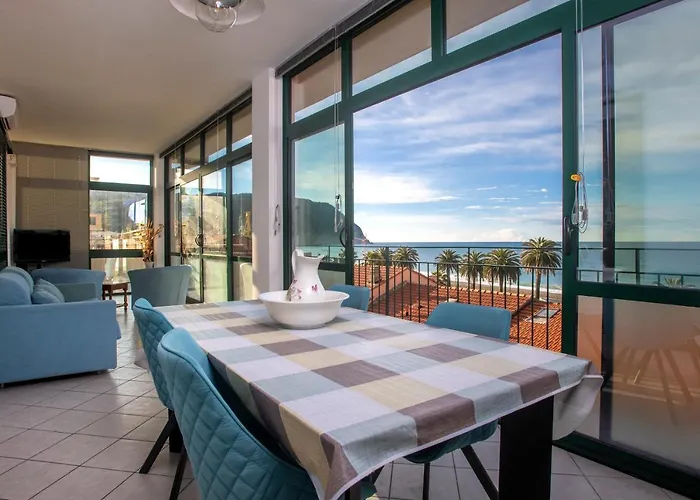 Prázdninový dům 162 - La Veranda Sull'acqua, Fronte E Vista Mare Riva Trigoso, Posto Auto Privato Sestri Levante