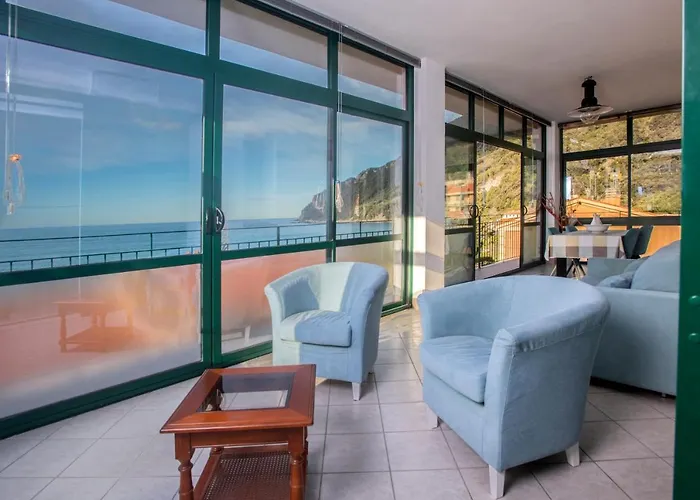 162 - La Veranda Sull'acqua, Fronte E Vista Mare Riva Trigoso, Posto Auto Privato Prázdninový dům