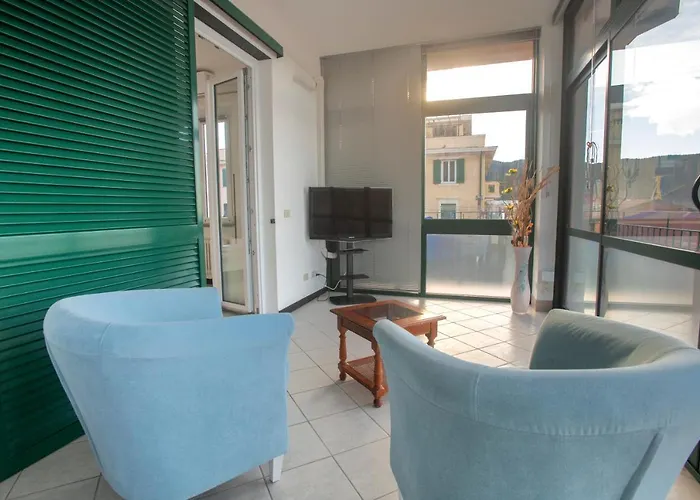 Semesterbostad 162 - La Veranda Sull'acqua, Fronte E Vista Mare Riva Trigoso, Posto Auto Privato